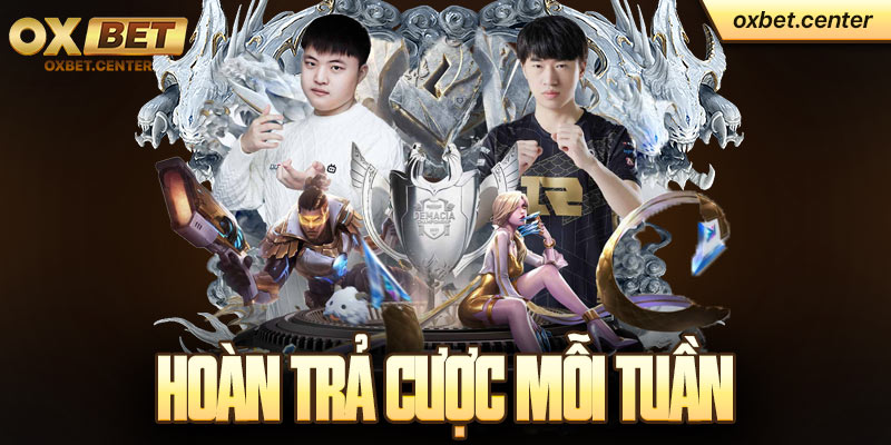 Hoàn trả cược mỗi tuần tại OXBET